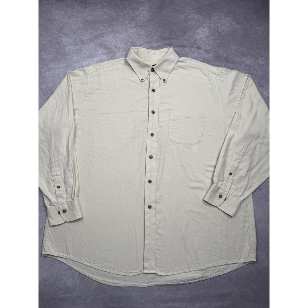 Brooks Brothers Shirt Mens XL Long Sleeve Button Down Pocket‎ Dress Hong Kong